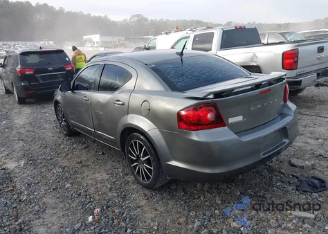 2013 Dodge Avenger R/T from USA, damaged, VIN 1C3CDZBG9DN562847